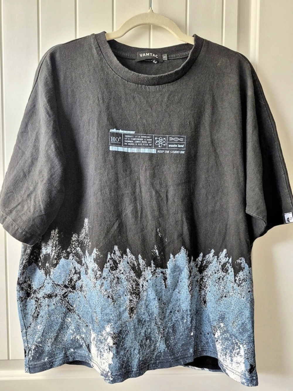 VAMTAC Keep The Studio One Graphic Oversized Short Sleeve Tee Size Large
